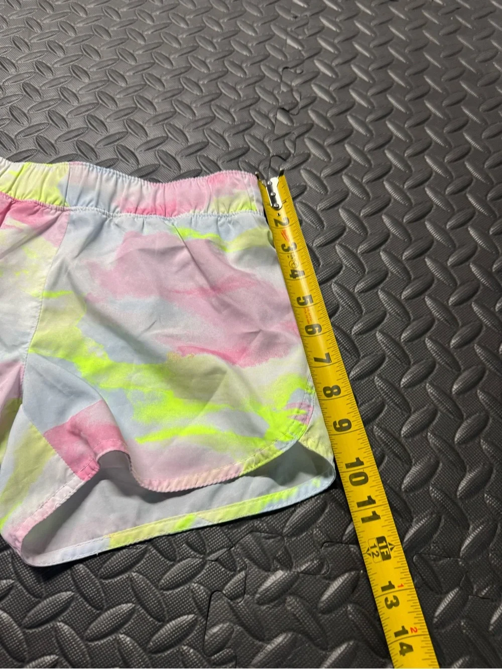 Old Navy Active Girls Go-Dry Pastel Print Running Shorts Size L 10-12